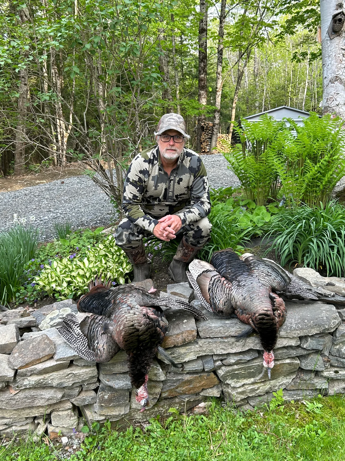 A guided Maine spring turkey hunt — two toms taken